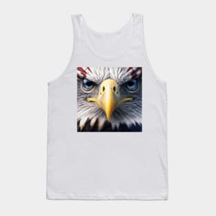 USA, Bald Eagle, America, American Flag, Tank Top